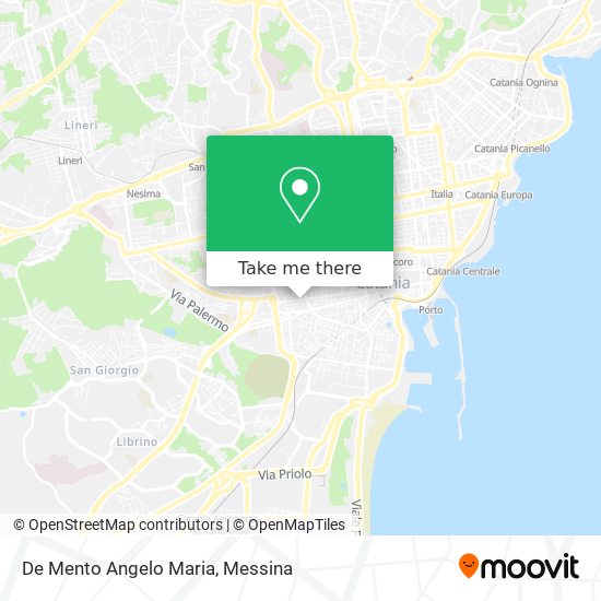 De Mento Angelo Maria map