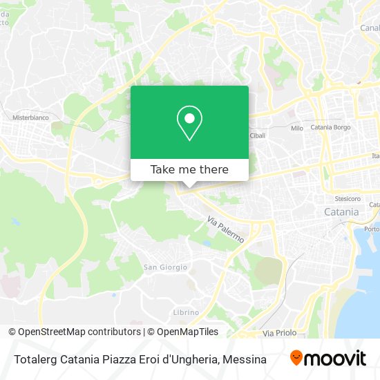 Totalerg Catania Piazza Eroi d'Ungheria map