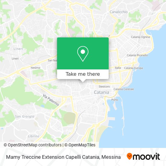 Mamy Treccine Extension Capelli Catania map