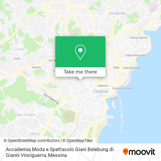 Accademia Moda e Spettacolo Giani Belebung di Gianni Vinciguerra map