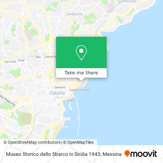 Museo Storico dello Sbarco in Sicilia 1943 map