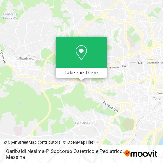 Garibaldi Nesima-P. Soccorso Ostetrico e Pediatrico map