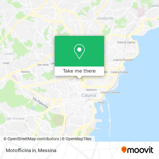 Motofficina in map