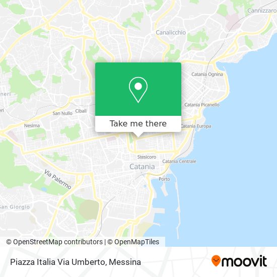 Piazza Italia Via Umberto map
