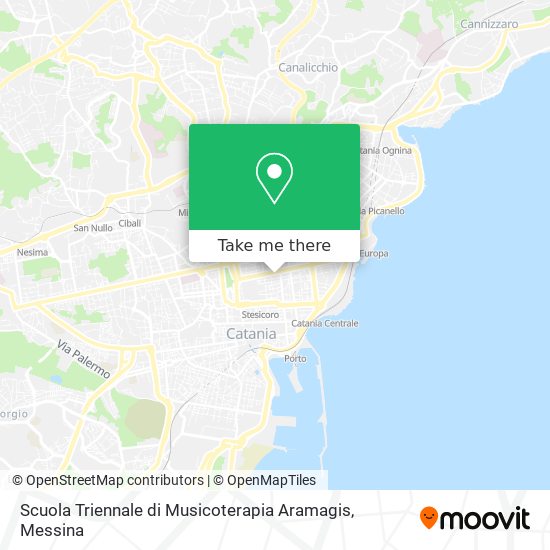 Scuola Triennale di Musicoterapia Aramagis map