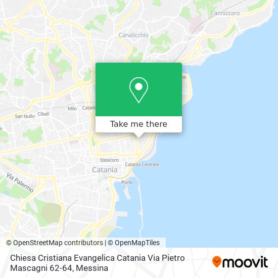 Chiesa Cristiana Evangelica Catania Via Pietro Mascagni 62-64 map