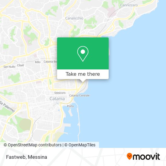 Fastweb map