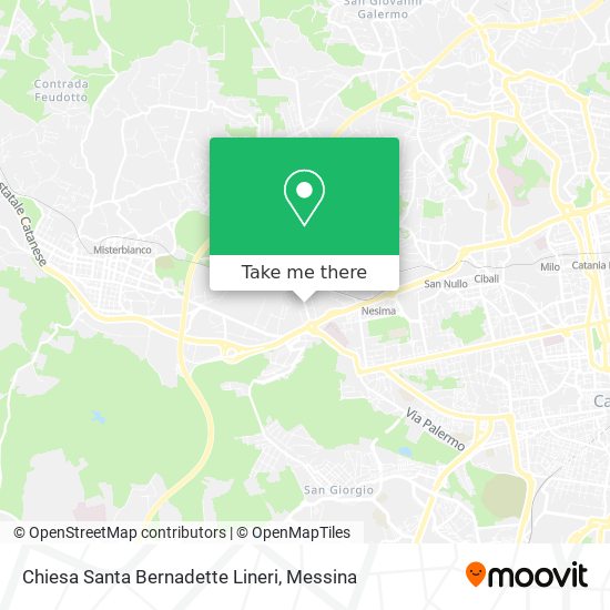 Chiesa Santa Bernadette Lineri map