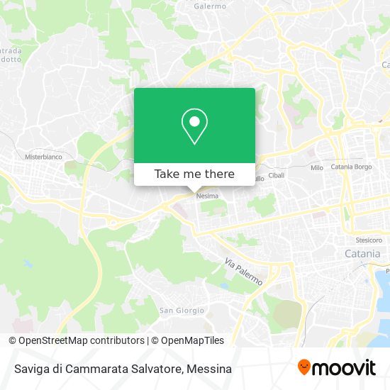 Saviga di Cammarata Salvatore map