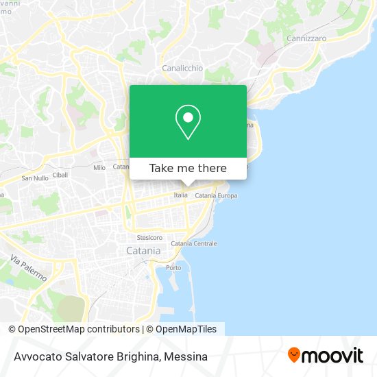 Avvocato Salvatore Brighina map