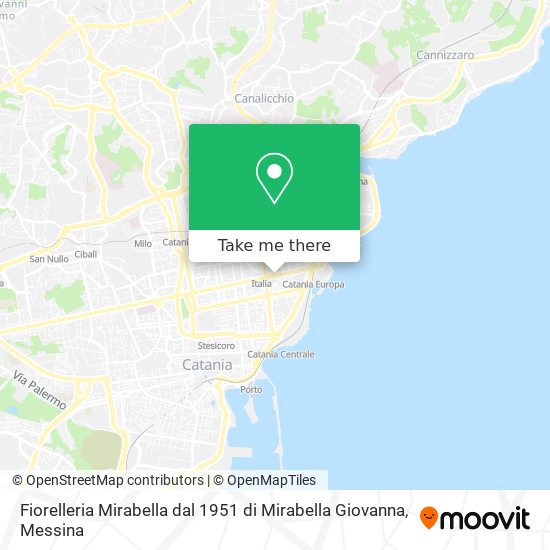 Fiorelleria Mirabella dal 1951 di Mirabella Giovanna map