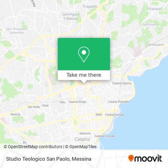 Studio Teologico San Paolo map