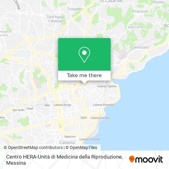 Centro HERA-Unità di Medicina della Riproduzione map