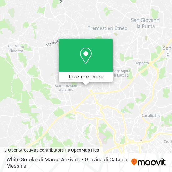 White Smoke di Marco Anzivino - Gravina di Catania map