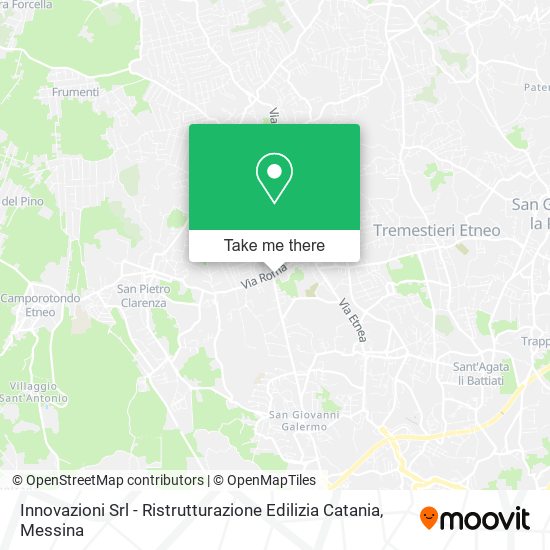 Innovazioni Srl - Ristrutturazione Edilizia Catania map