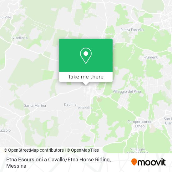 Etna Escursioni a Cavallo / Etna Horse Riding map