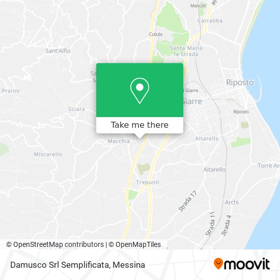 Damusco Srl Semplificata map