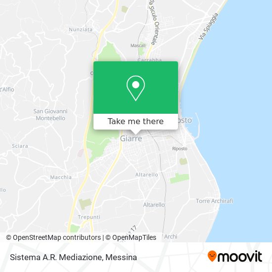Sistema A.R. Mediazione map