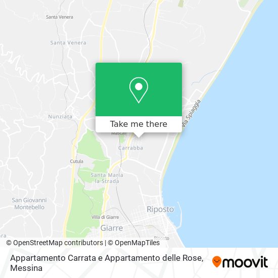 Appartamento Carrata e Appartamento delle Rose map