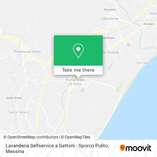 Lavanderia Selfservice a Gettoni - Sporco Pulito map