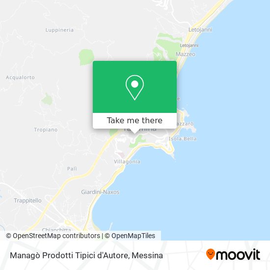 Managò Prodotti Tipici d'Autore map