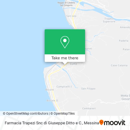 Farmacia Trapezi Snc di Giuseppe Ditto e C. map
