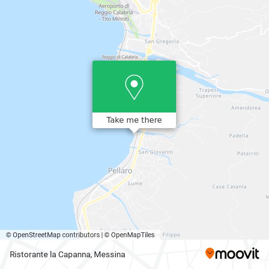 Ristorante la Capanna map