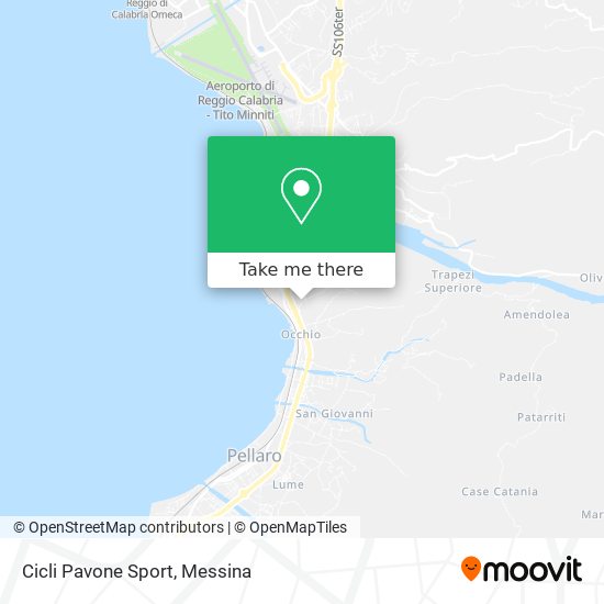 Cicli Pavone Sport map