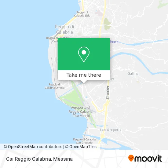 CSI Reggio Calabria map