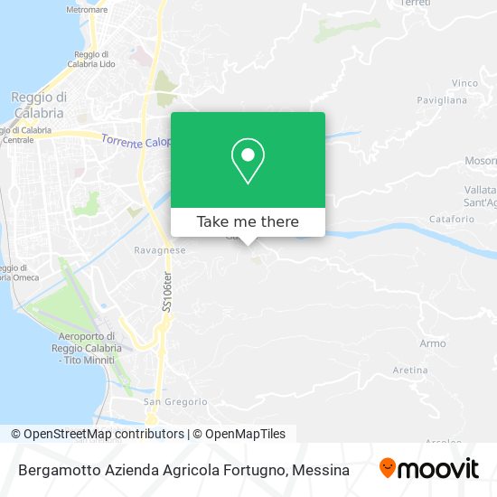 Bergamotto Azienda Agricola Fortugno map