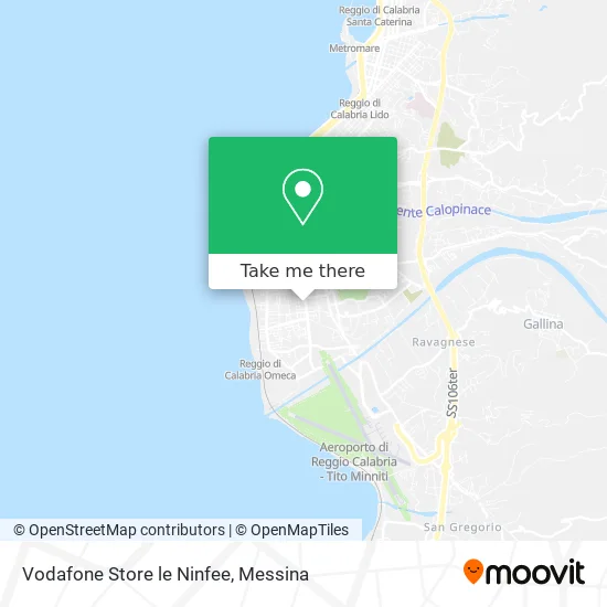 Vodafone Store le Ninfee map