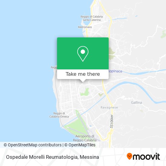 Ospedale Morelli Reumatologia map
