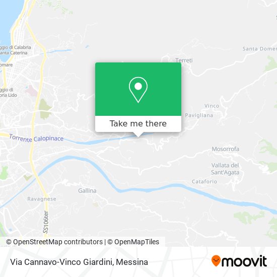 Via Cannavo-Vinco Giardini map