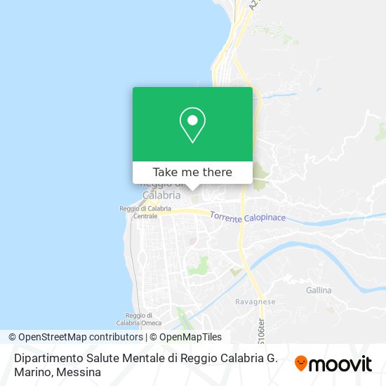 Dipartimento Salute Mentale di Reggio Calabria G. Marino map