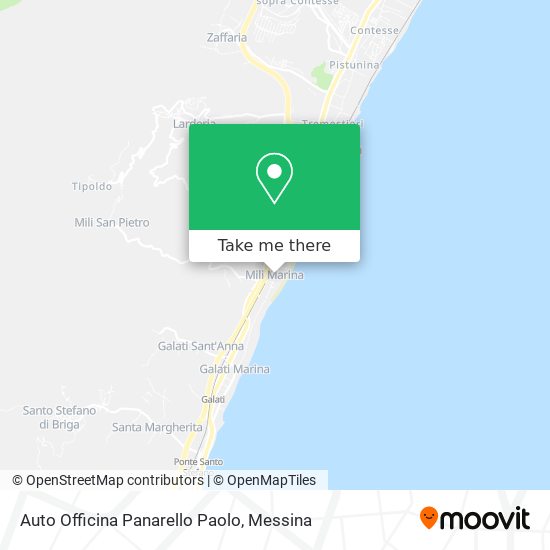 Auto Officina Panarello Paolo map
