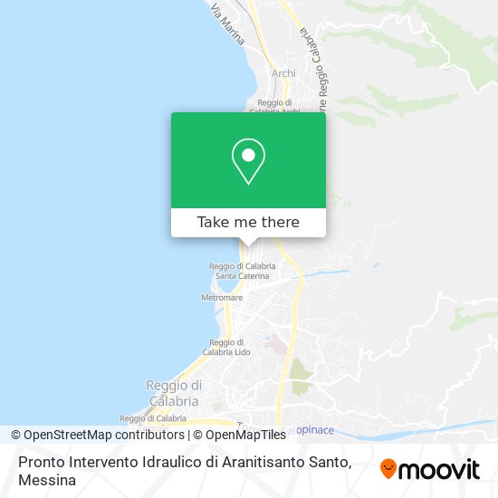 Pronto Intervento Idraulico di Aranitisanto Santo map