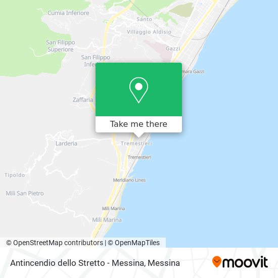 Antincendio dello Stretto - Messina map