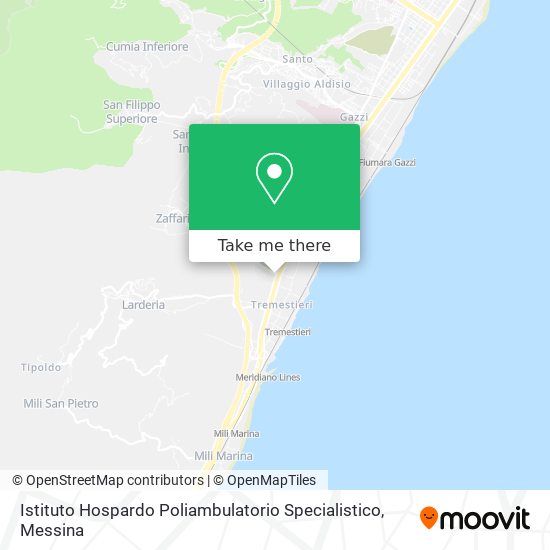 Istituto Hospardo Poliambulatorio Specialistico map