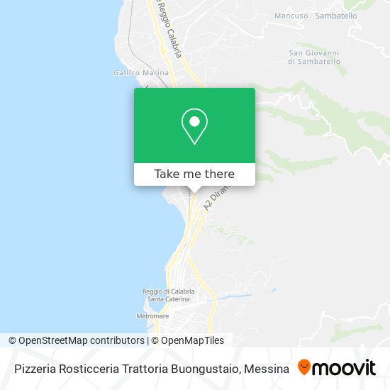 Pizzeria Rosticceria Trattoria Buongustaio map