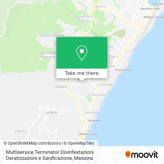 Multiservice Terminator Disinfestazioni Deratizzazioni e Sanificazione map
