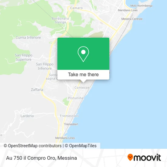 Au 750 il Compro Oro map