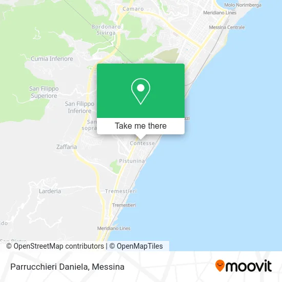 Daniela Hairdressers map