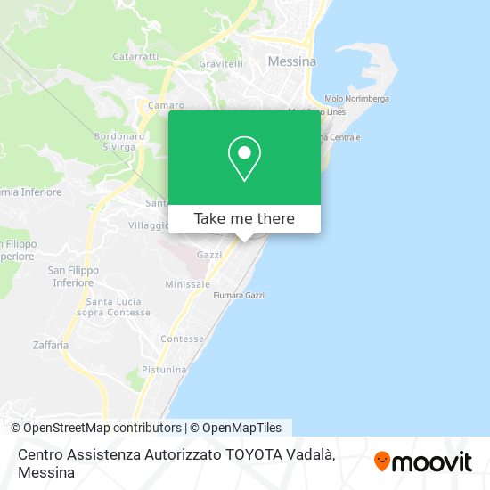 Centro Assistenza Autorizzato TOYOTA Vadalà map