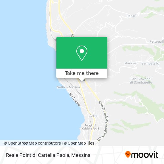 Reale Point di Cartella Paola map