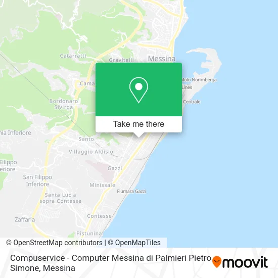 Compuservice - Computer Messina di Palmieri Pietro Simone map