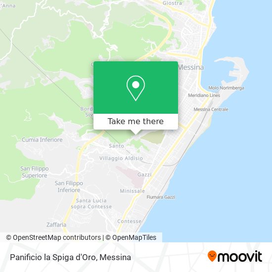 Panificio la Spiga d'Oro map