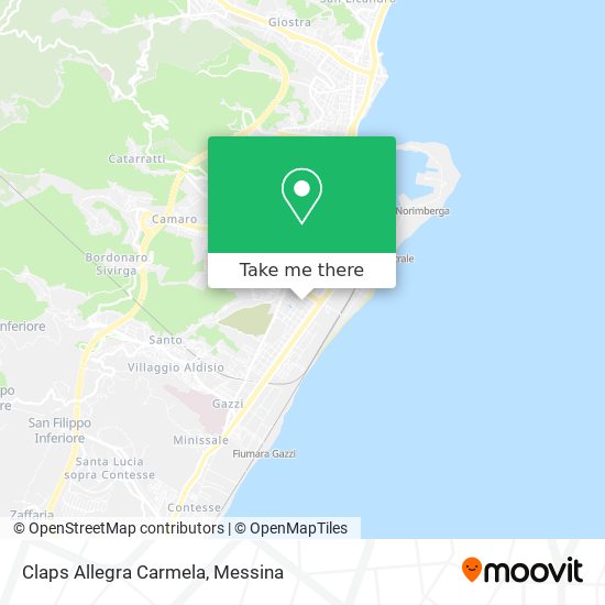 Claps Allegra Carmela map