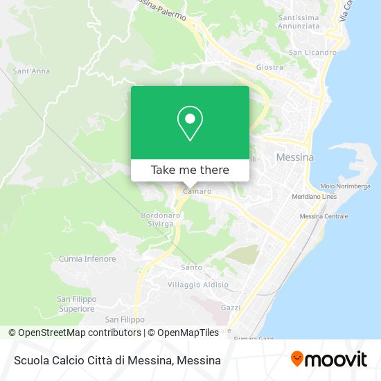 Scuola Calcio Città di Messina map