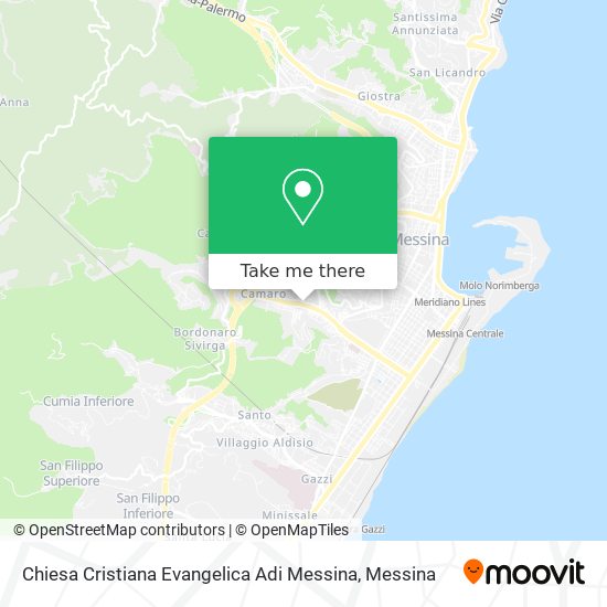 Chiesa Cristiana Evangelica Adi Messina map