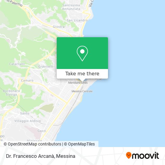 Dr. Francesco Arcanà map